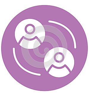 Talking Isolated Vector Icon That can be easily Modified or Edited.