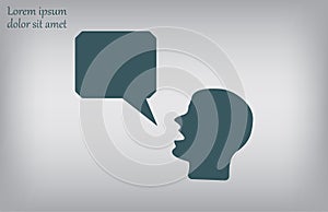 Vector illustration, gray background