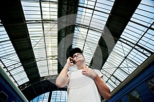 Talking on the phone