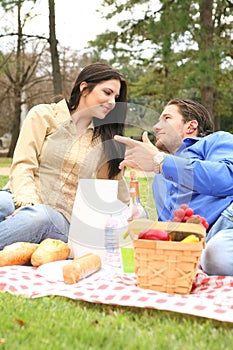 Talking In The Picnic Park