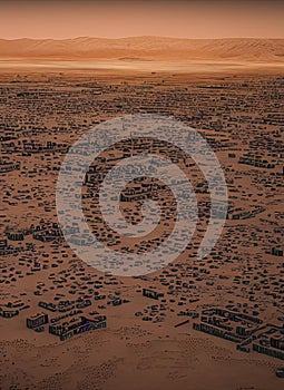 Tall `Afar, N?nawá, Iraq. Generative AI.