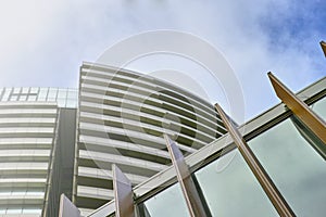 Tall Apartment Buildings at Olympic Park, Sydney, Australia