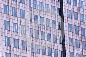 Tall building background, Side of the building with windows and door