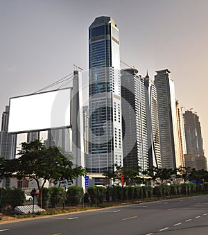 Tall Building & Sign Board