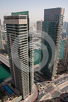 Tall buildings in Dubai, UAE