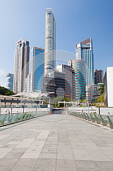 Tall buildings in hong kong