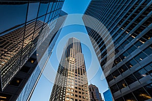 Tall Buildings in San Francisco`s Financial District