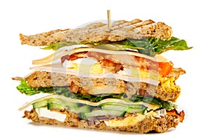 Tall club sandwich