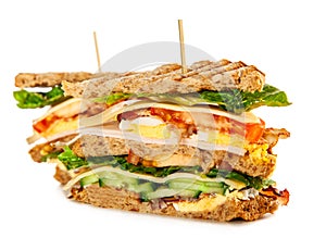 Tall club sandwich