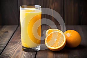 a tall glass of fresh-squeezed orange juice