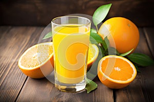a tall glass of fresh-squeezed orange juice