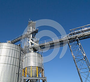 Tall Grain elevators photo