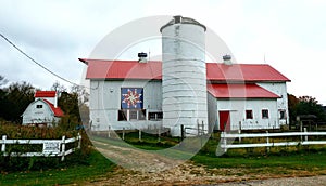 Tall Grass Farm, Patriotic Quilt Barn, Delavan, Wisconsin