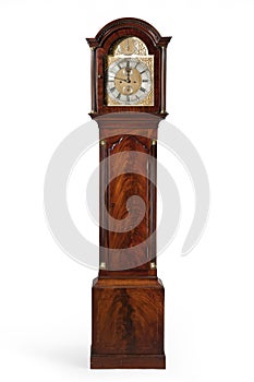 Tall longcase grandfather clock