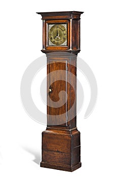 Tall longcase grandfather clock