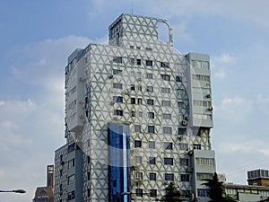 Tall modern building in Shanghai