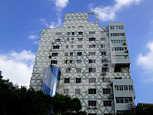 Tall modern building in Shanghai