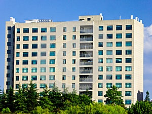 Tall modern building in Shanghai