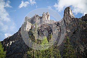 Tall Mountain in Vallunga, South Tyrol