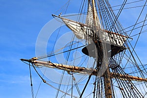 Tall ship mast