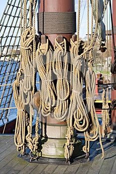 Tall Ship Rigging photo