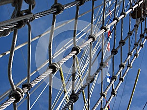 Tall Ship Rigging Rope