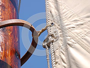 Tall ship sail