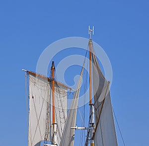 Tall ship sail