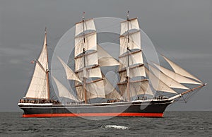 Tall Ship at Sea