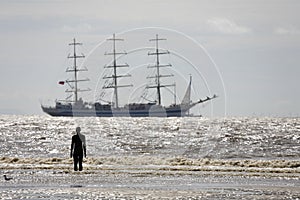 Tall Ships leaving Liverpool