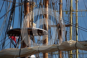 Tall ships masts