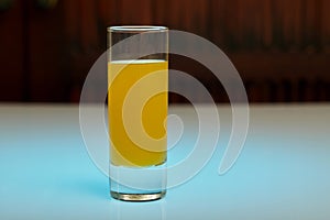 Tall Shot Glass with Tang Shot Alcoholic shot