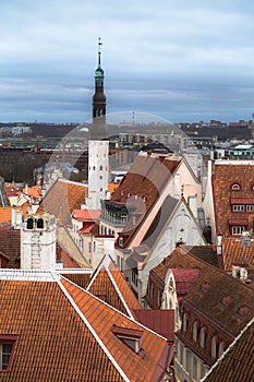 The tall tower of the Church of the Holy Spirit