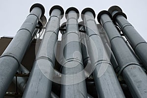 Tall Vent Pipes