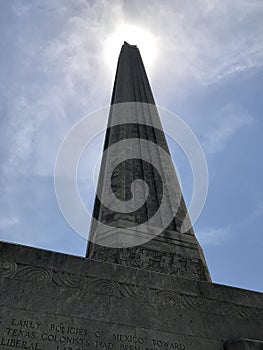 Tall view of the San Jacinto Monument