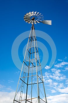 Tall Water Pumping Windmill