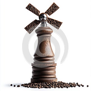 Tall Windmill Pepper Grinder