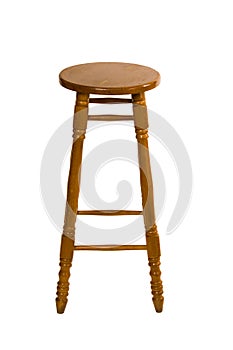 Tall wooden chair