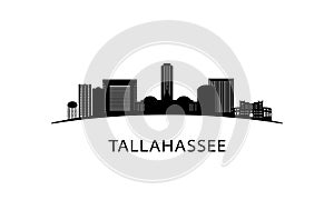 Tallahassee city Florida skyline.