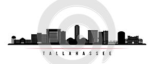 Tallahassee skyline horizontal banner.