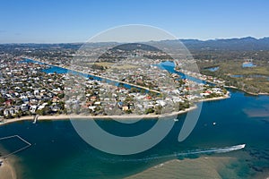 Tallebudgera creek at Burleigh Heads