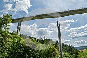 The tallest bridge in Slovakia located on D3 motorway between Svrcinovec and Skalite