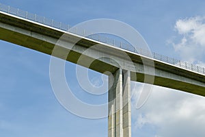 The tallest bridge in Slovakia located on D3 motorway between Svrcinovec and Skalite