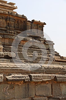 Mahanavami Dibba at the Royal Enclosure, Hampi, near Hospete, Karnataka, India