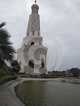 Tallest victory tower in India - Fateh burj, Punjab. photo
