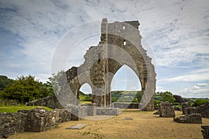 The ruins of Talley Abbey