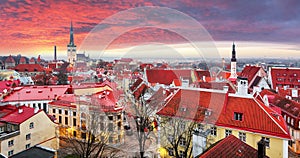 Tallin old town, Estonia. photo