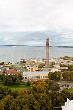 Tallin view with sea