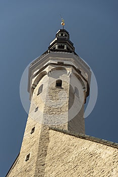 Tallinn 13th century Town Hall tower Estonia