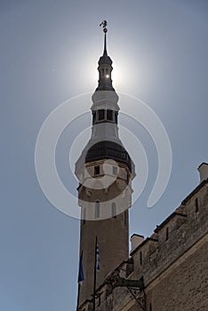 Tallinn 13th century Town Hall tower Estonia